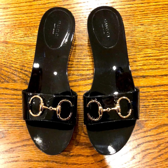 Gucci Black Clogs - Picture 1 of 6